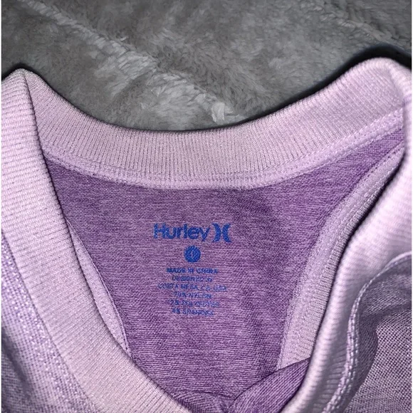 💚 Hurley workout crop top in lavender - Picture 4 of 4